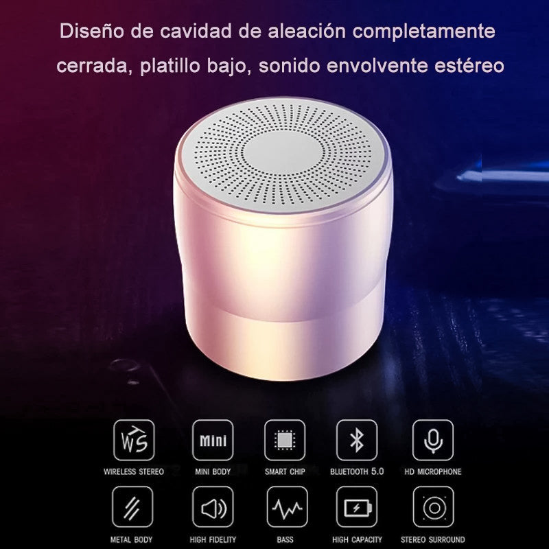 Altavoz Bluetooth KMS-603, Mini Altavoz De Bolsillo, Portátil, Para Casa/Oficina/Al Aire Libre, Tarjeta TF
