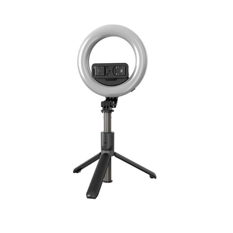 Anillo de Luz Palo Selfie L07, Anillo de Luz LED con Trípode Control Remoto Inalámbrico, Aro de Luz para Selfie, vídeo de Youtube