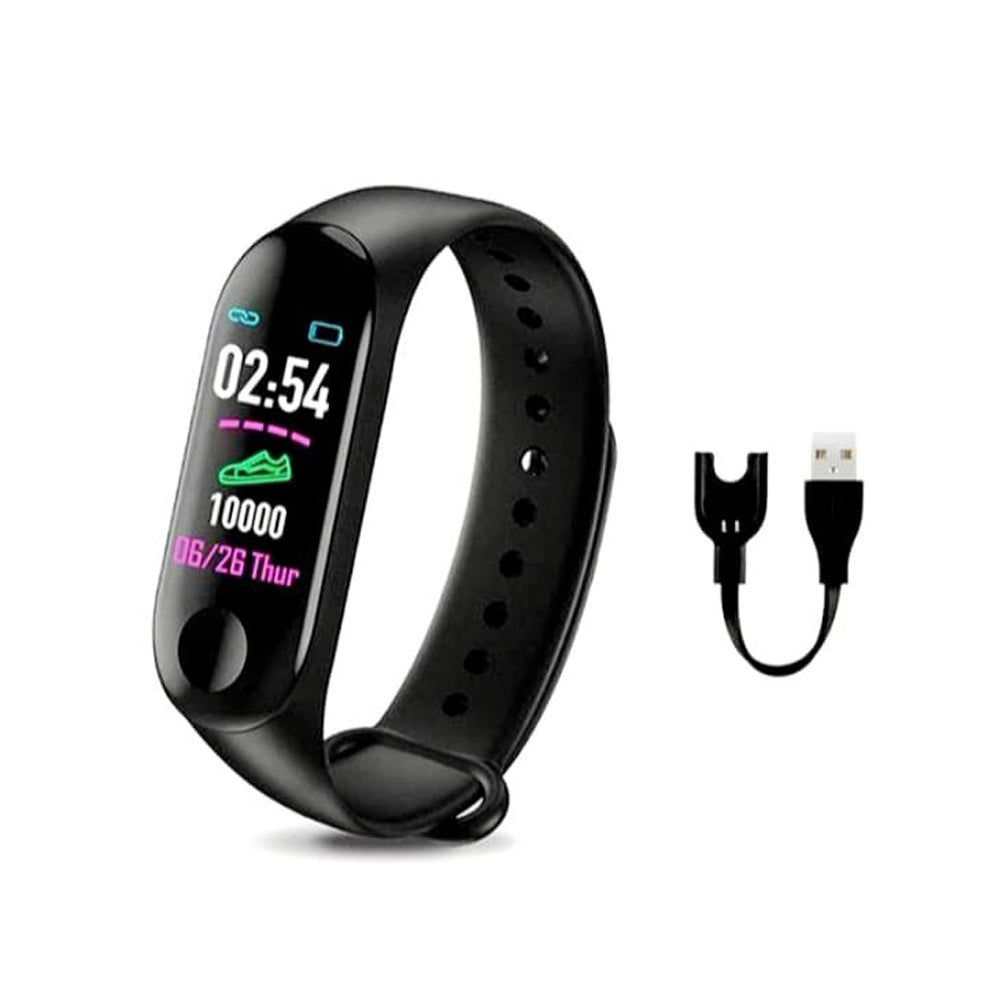 SW09  Reloj Inteligente para Hombre Mujer y Niños, Pulseras de Actividad con Notificaciones, Bluetooth, Botón Táctil