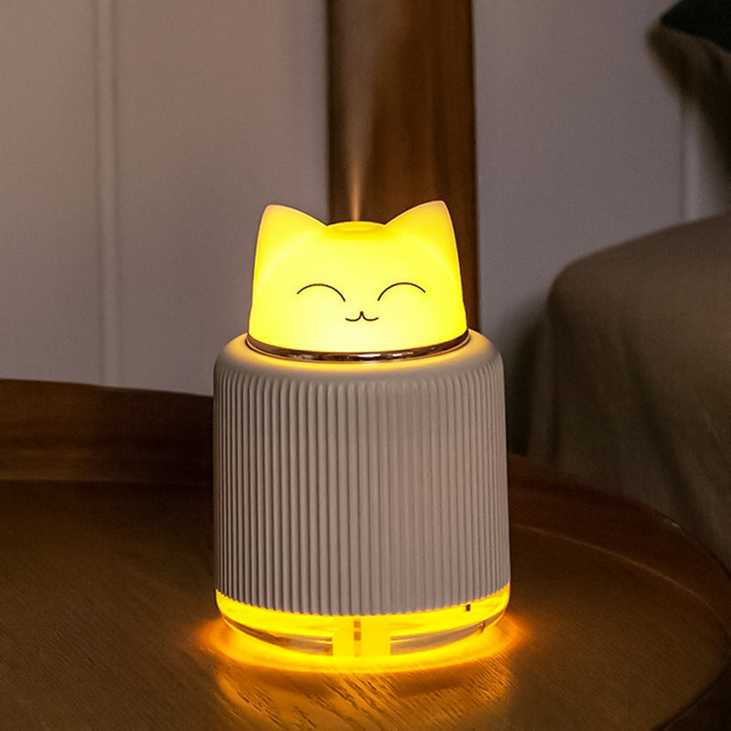 Humidificador de Aire Doméstico, 300mL Difusor de Aroma de Niebla Fría con luz LED, Humidificador Ultrasónico de Niebla de Aire