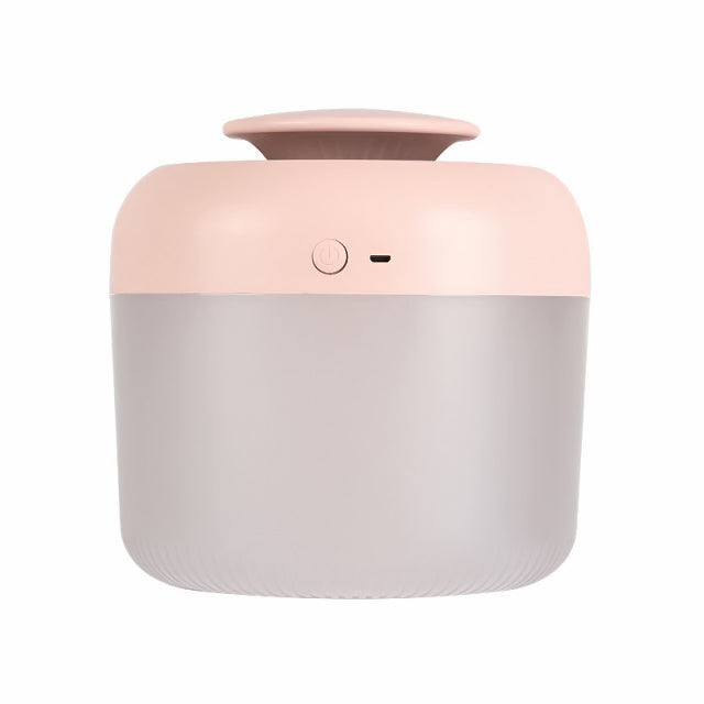 T.REMAX Humidificador Aromaterapia para Casa 2.4L, Máquina de Niebla Ultrasónica con USB/LED, Difusor de Aroma de Gran Capacidad