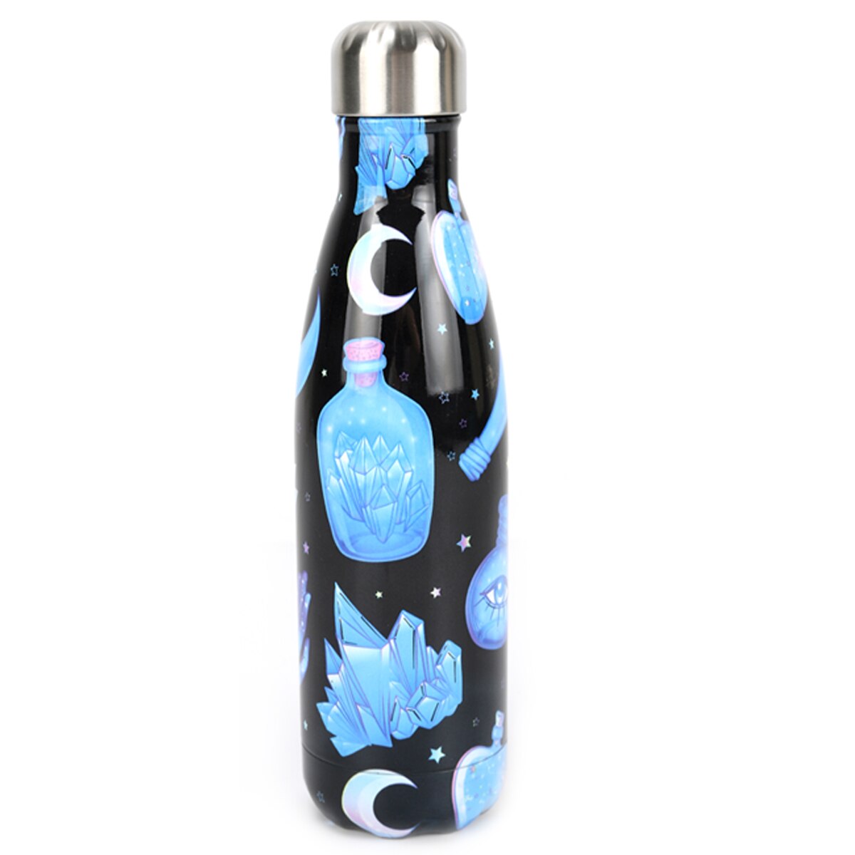 HUSL 500ML Botella Térmica, Botella de Agua Acero Inoxidable, Botella Agua Deporte Sin BPA, Cantimplora de Agua Reutilizable, Termo Agua 12 horas caliente,24 frio, para Viaje, Deporte, Eco-friendly(parte.1)