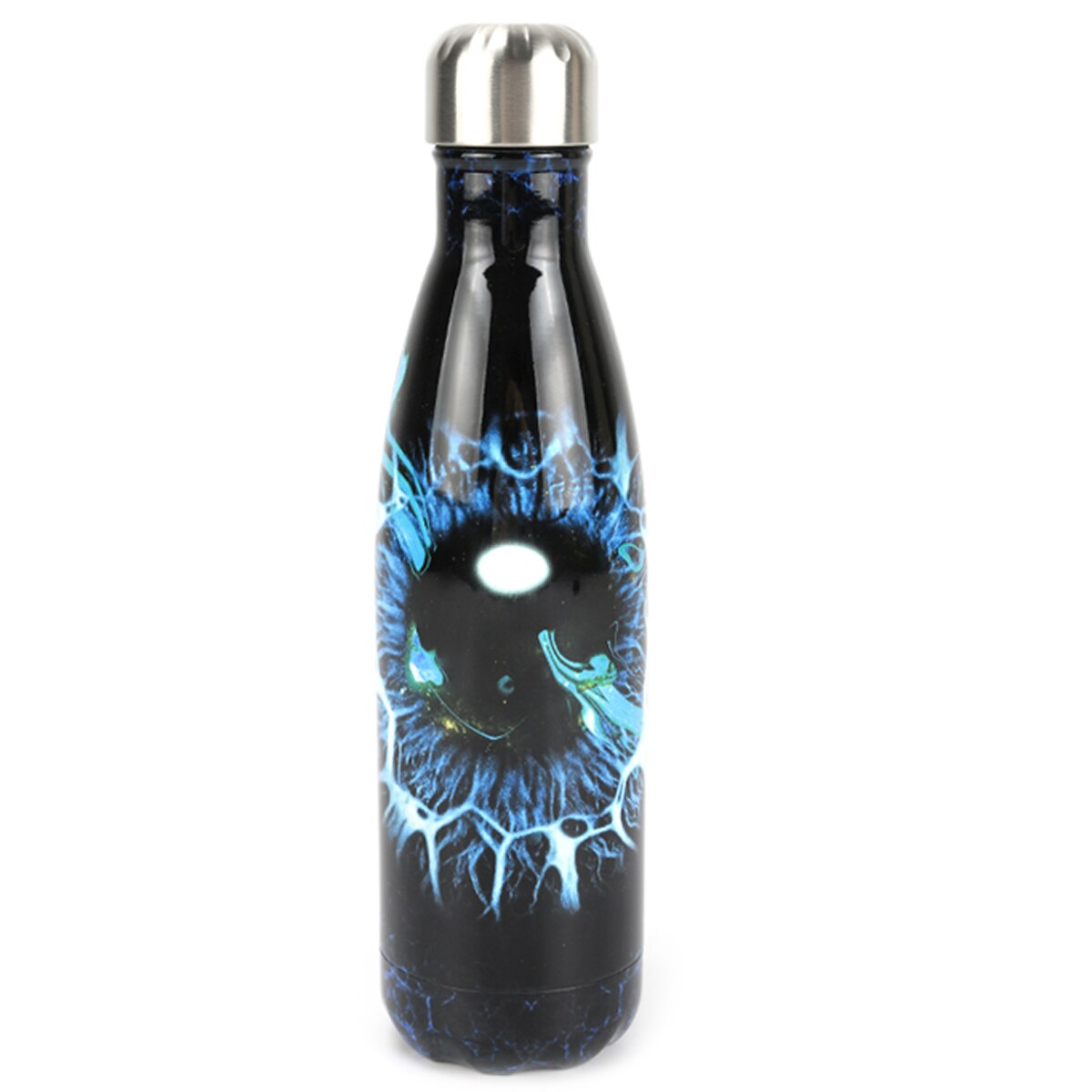 HUSL 500ML Botella Térmica, Botella de Agua Acero Inoxidable, Botella Agua Deporte Sin BPA, Cantimplora de Agua Reutilizable, Termo Agua 12 horas caliente,24 frio, para Viaje, Deporte, Eco-friendly(parte.1)