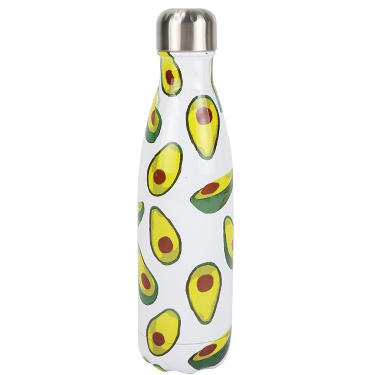 HUSL 500ML Botella Térmica, Botella de Agua Acero Inoxidable, Botella Agua Deporte Sin BPA, Cantimplora de Agua Reutilizable, Termo Agua 12 horas caliente,24 frio, para Viaje, Deporte, Eco-friendly(parte.1)