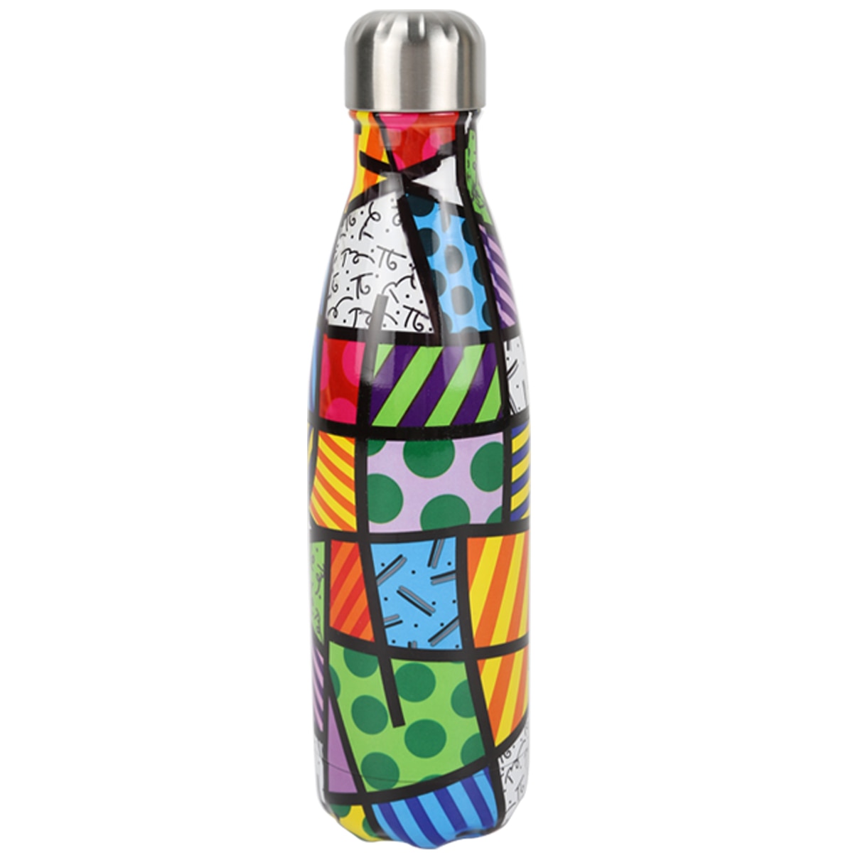HUSL 500ML Botella Térmica, Botella de Agua Acero Inoxidable, Botella Agua Deporte Sin BPA, Cantimplora de Agua Reutilizable, Termo Agua 12 horas caliente,24 frio, para Viaje, Deporte, Eco-friendly(parte.1)