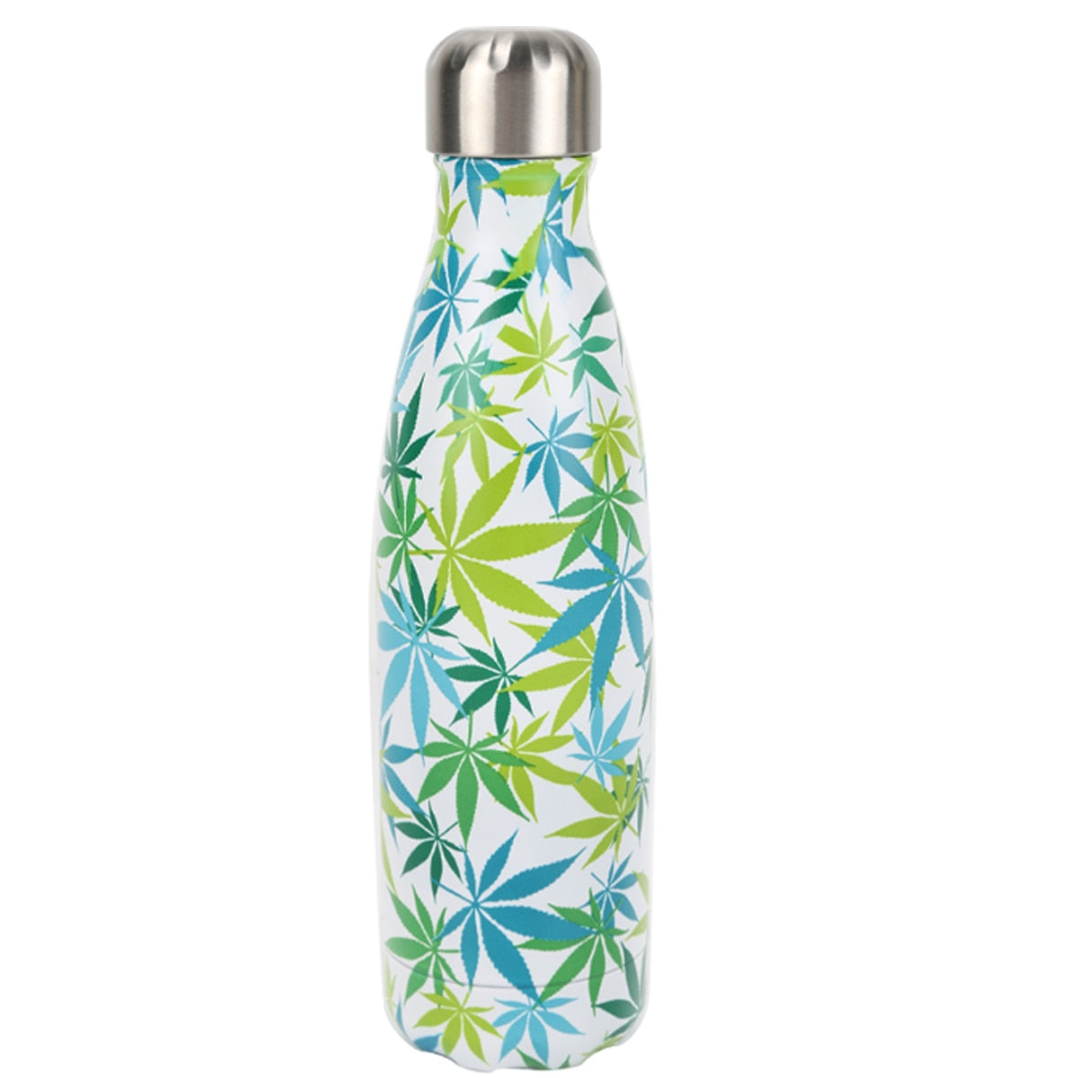 HUSL 500ML Botella Térmica, Botella de Agua Acero Inoxidable, Botella Agua Deporte Sin BPA, Cantimplora de Agua Reutilizable, Termo Agua 12 horas caliente,24 frio, para Viaje, Deporte, Eco-friendly(parte.1)