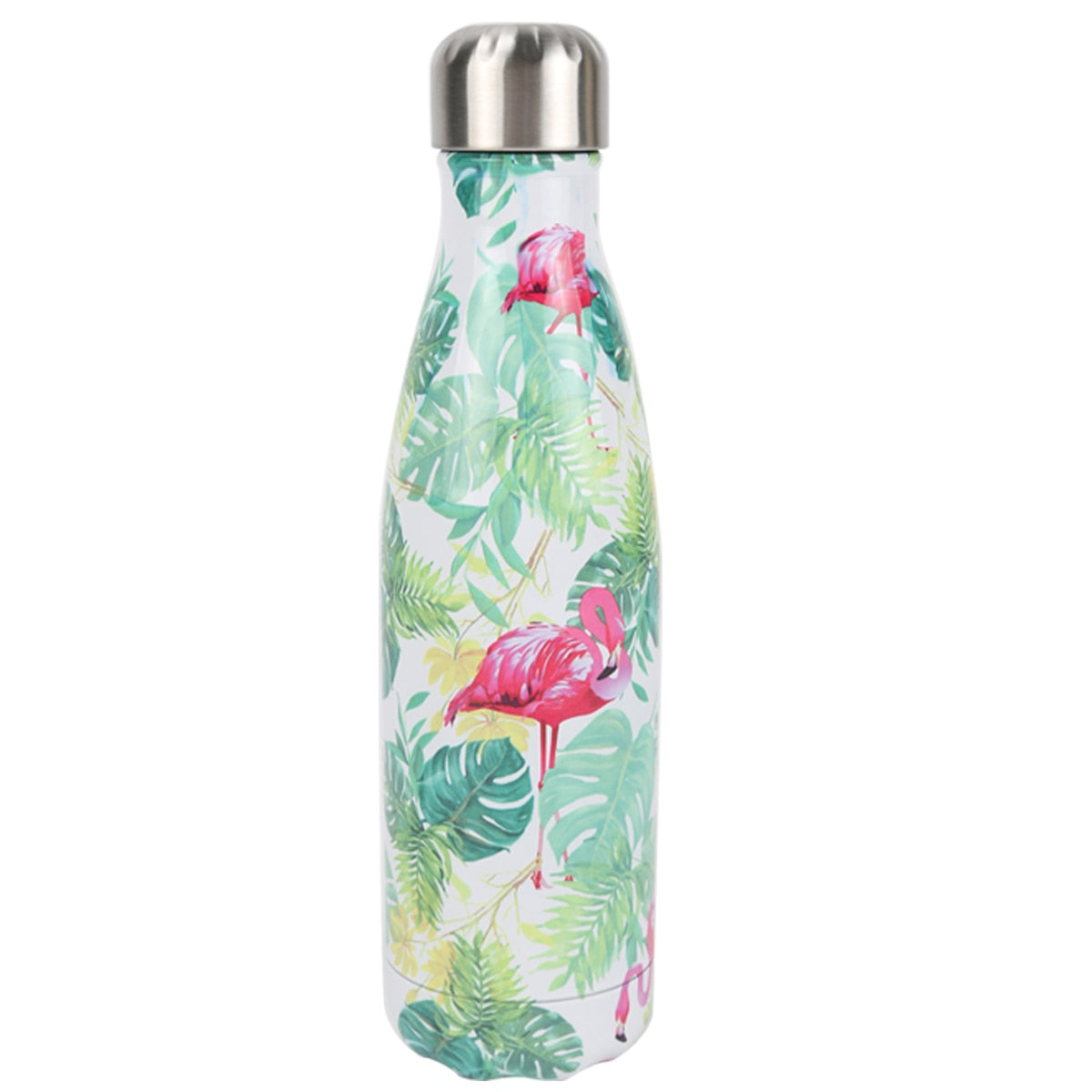 HUSL 500ML Botella Térmica, Botella de Agua Acero Inoxidable, Botella Agua Deporte Sin BPA, Cantimplora de Agua Reutilizable, Termo Agua 12 horas caliente,24 frio, para Viaje, Deporte, Eco-friendly(parte.1)