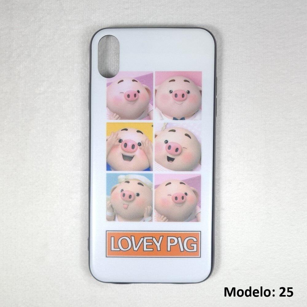 Funda Plástico semi-rígido con Dibujos para iPhone, Funda de Móvil Multicolor con Dibujos Diferentes, Carcasa de Móvil para iPhone XS Max