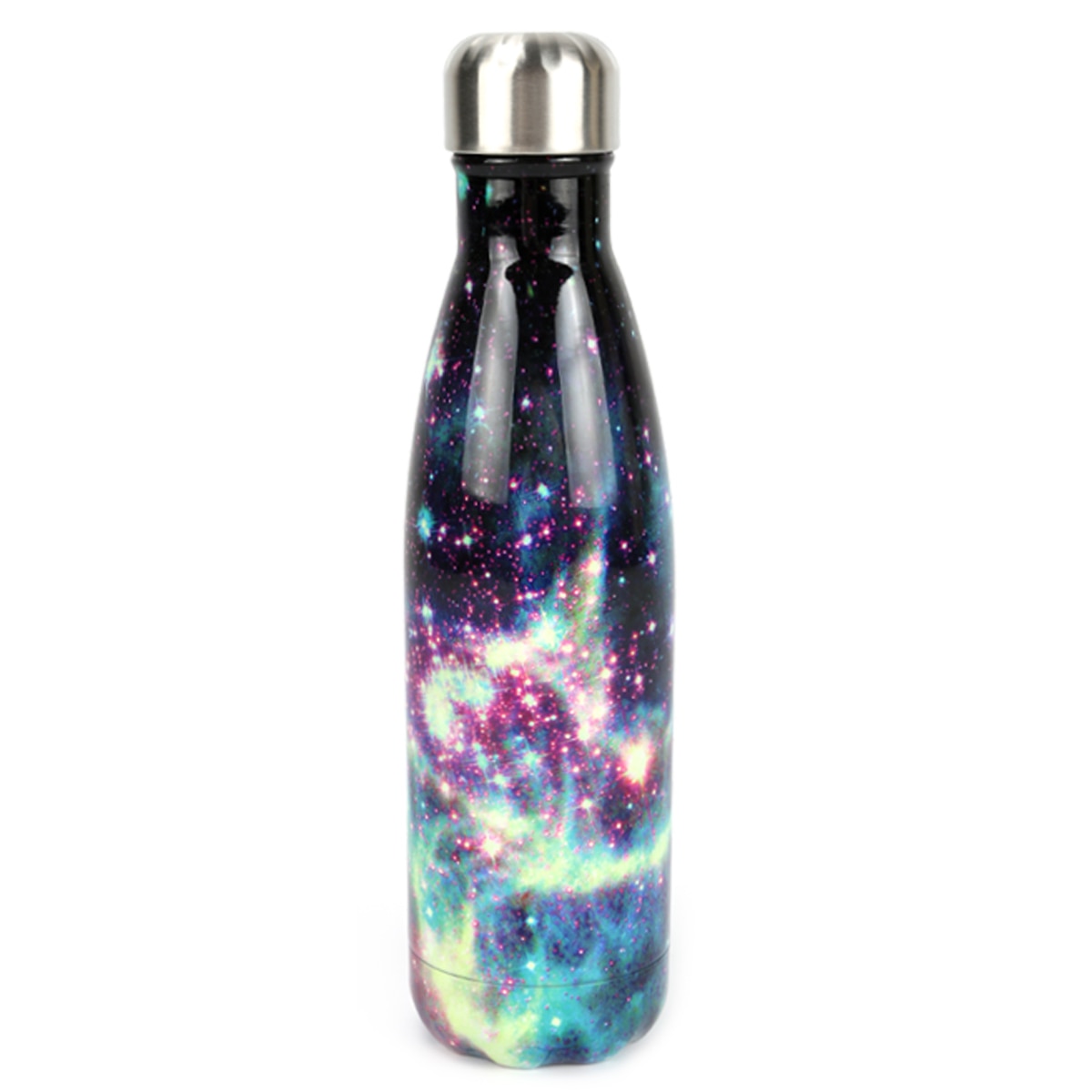 HUSL 500ML Botella Térmica, Botella de Agua Acero Inoxidable, Botella Agua Deporte Sin BPA, Cantimplora de Agua Reutilizable, Termo Agua 12 horas caliente,24 frio, para Viaje, Deporte, Eco-friendly(parte.1)