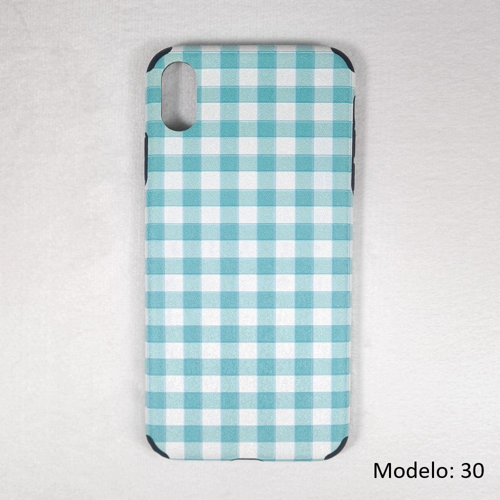 Funda Silicona con Dibujos para iPhone, Funda Multicolor con Tacto de Lienzo, Carcasa de Móvil para iPhone XS Max