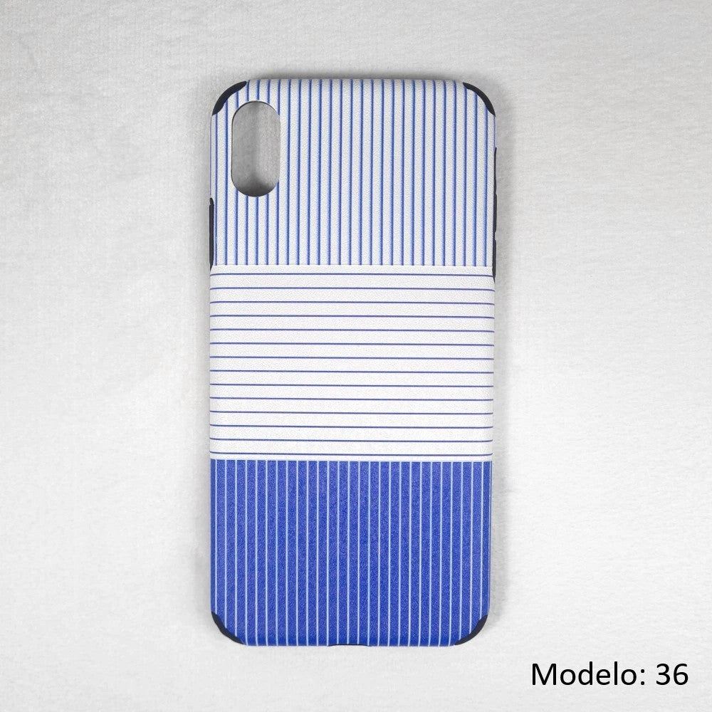 Funda Silicona con Dibujos para iPhone, Funda Multicolor con Tacto de Lienzo, Carcasa de Móvil para iPhone XS Max