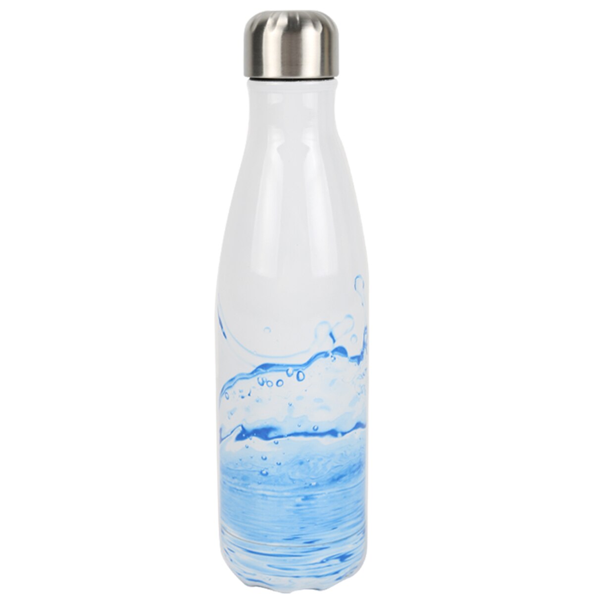 HUSL 500ML Botella Térmica, Botella de Agua Acero Inoxidable, Botella Agua Deporte Sin BPA, Cantimplora de Agua Reutilizable, Termo Agua 12 horas caliente,24 frio, para Viaje, Deporte, Eco-friendly(parte.1)