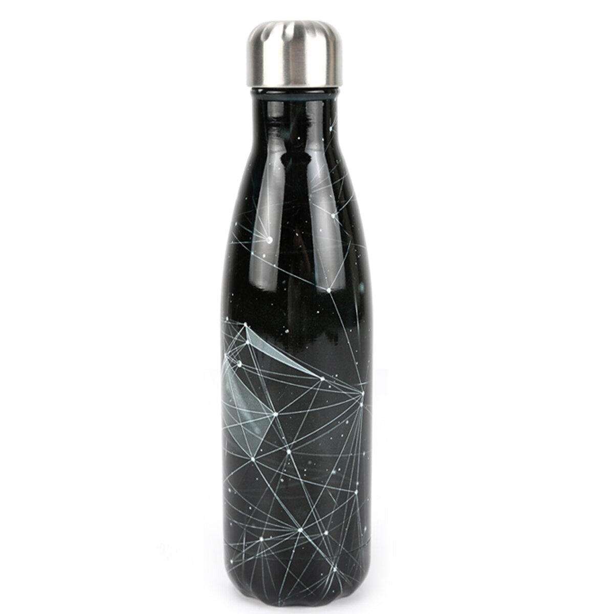 HUSL 500ML Botella Térmica, Botella de Agua Acero Inoxidable, Botella Agua Deporte Sin BPA, Cantimplora de Agua Reutilizable, Termo Agua 12 horas caliente,24 frio, para Viaje, Deporte, Eco-friendly(parte.1)